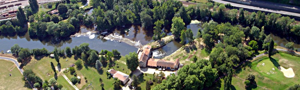 Vue du ciel du Moulin de Saltgourde